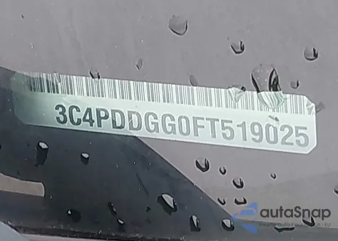 2015 Dodge Journey Crossroad from USA, damaged, VIN 3C4PDDGG0FT519025